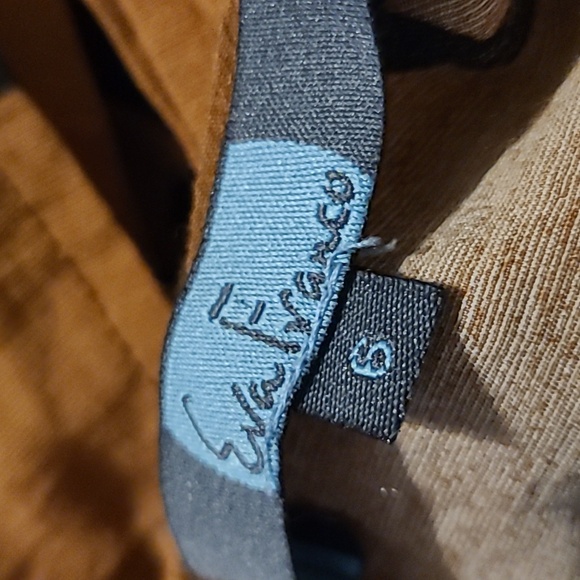 Anthropologie Eva Franco Terracotta Geometric Jumpsuit Size 6 - Picture 6 of 8